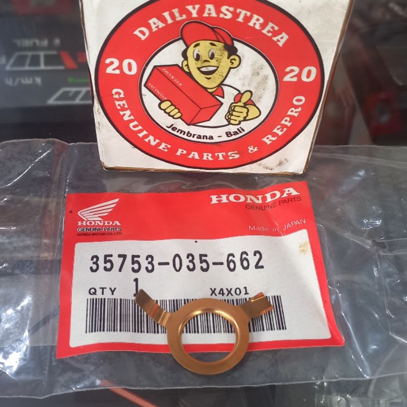PLAT KUNINGAN SWITCH SWIT ROTOR NEUTRAL NETRAL HONDA WIN ASTREA 800 ORIGINAL ORI 35753-035-662