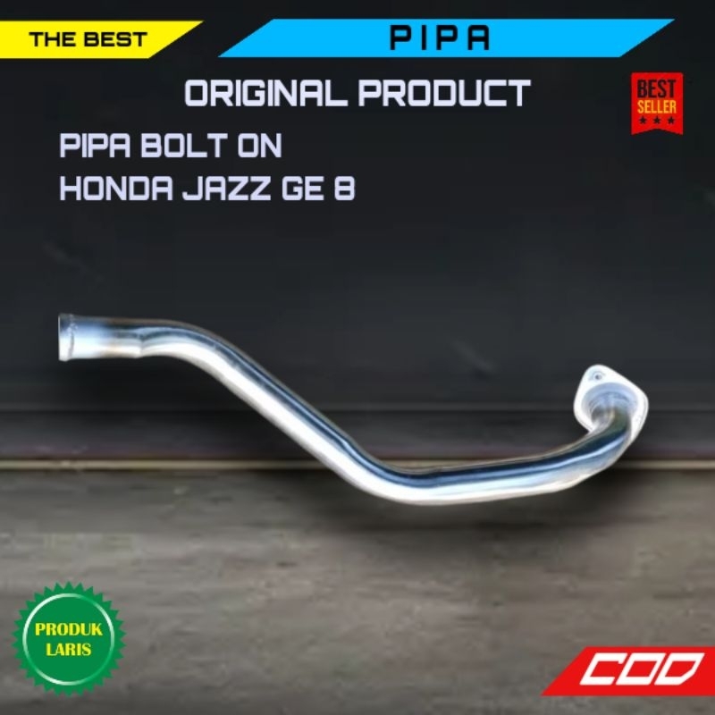knalpot pipa bolt on honda jazz ge8