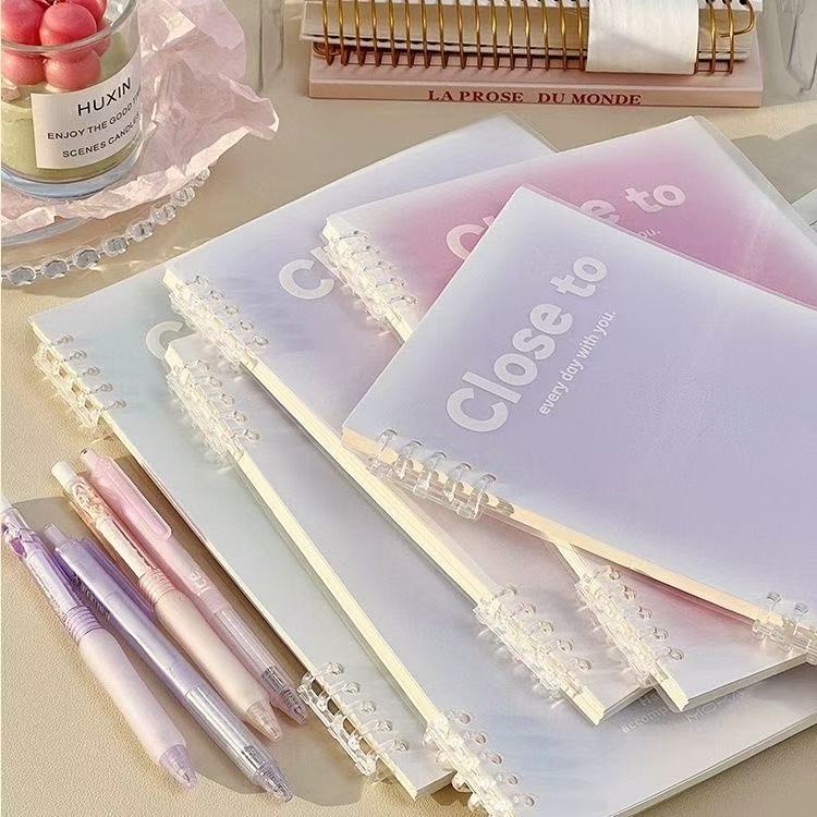 

Notebook Binder A5/B5 Korea Style – Buku Catatan Bisa Dibuka 360° | Cute & Fungsional