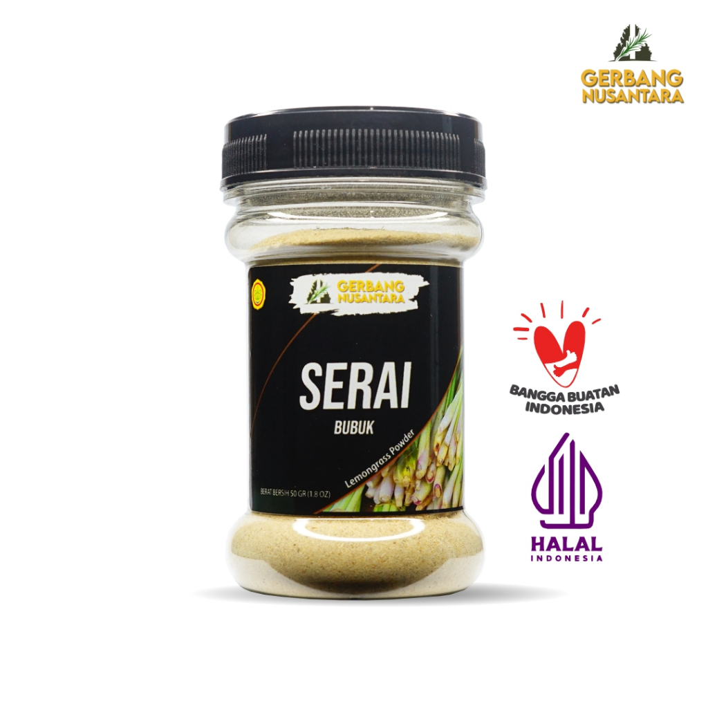 

Gerbang Nusantara - Daun Serai Bubuk Bumbu Masak Dapur Rempah 50gr
