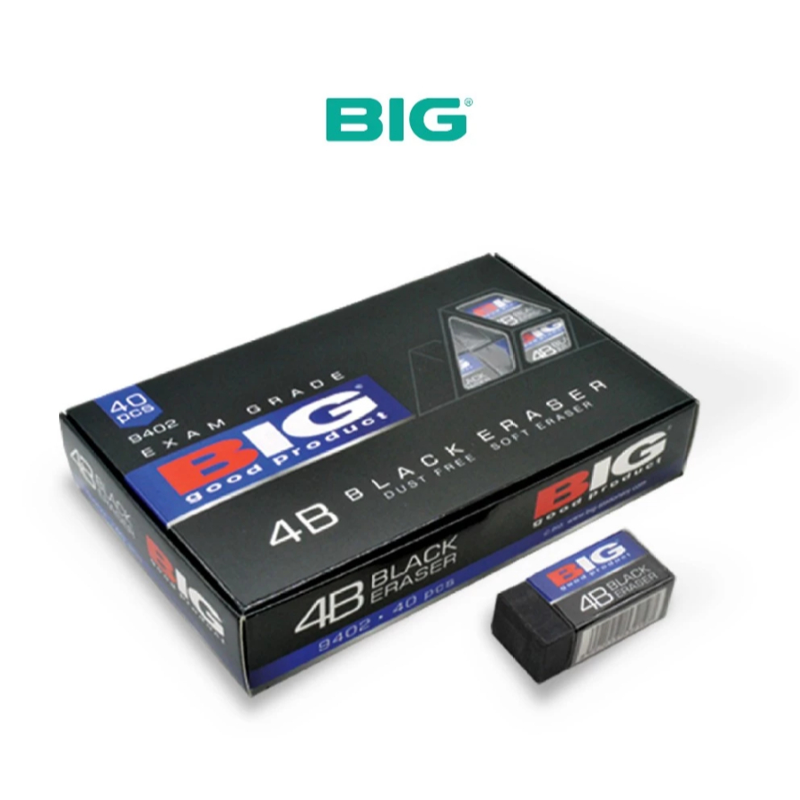

BIG - Penghapus / Eraser Pensil Stip Hitam Kecil Dust Free ER-9402