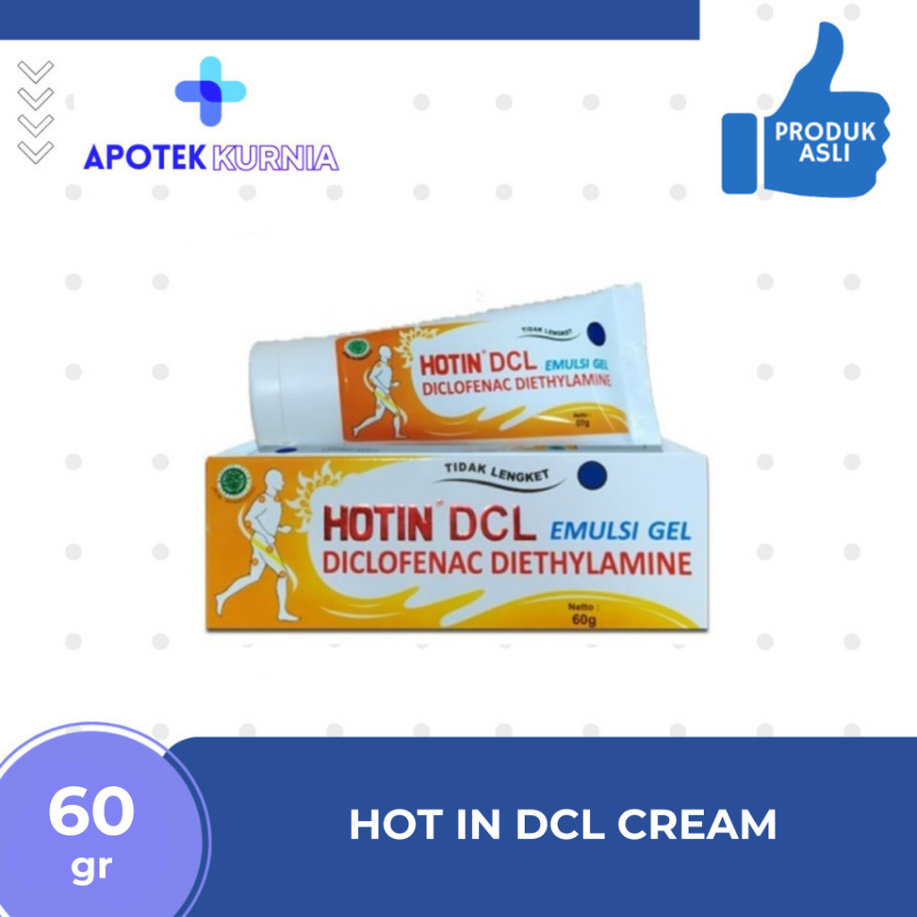 HOT IN DCL CREAM - Varian Isi 60 GRAM