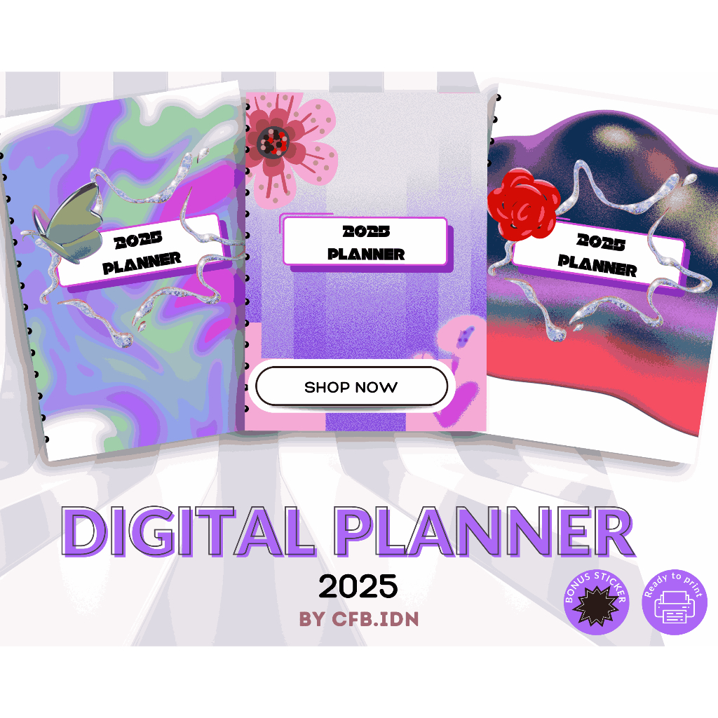 

Digital Planner Denyut Dinamis Modern, ipad & Android Planner, GoodNotes Planner, Daily, Monthly