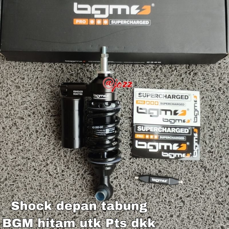 Shock depan BGM tabung hitam utk Smallframe Pts dkk