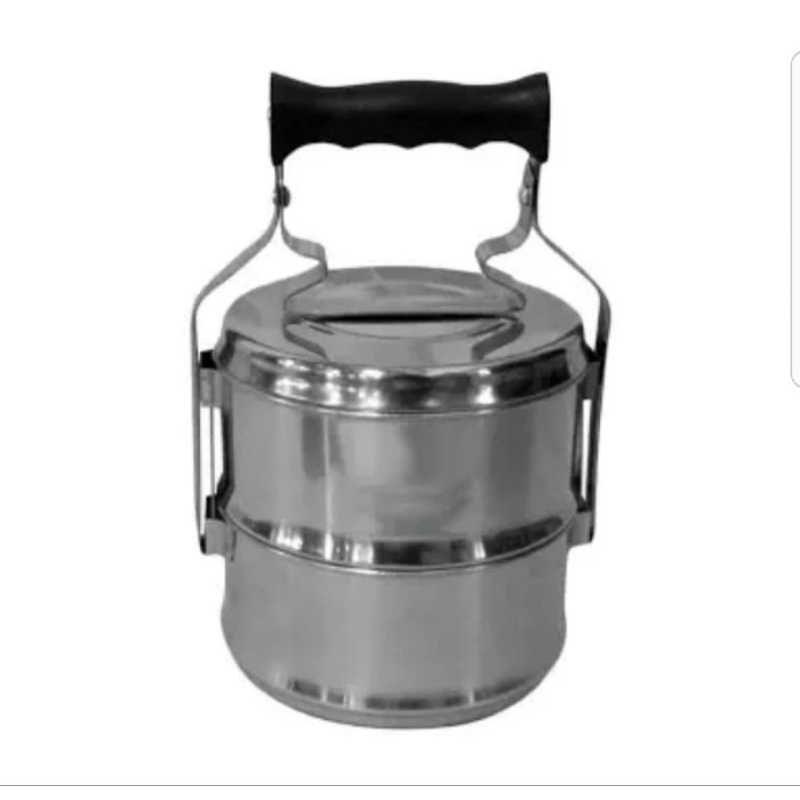 Rantang stainles 14 cm susun 2 tebal tahan anti karat