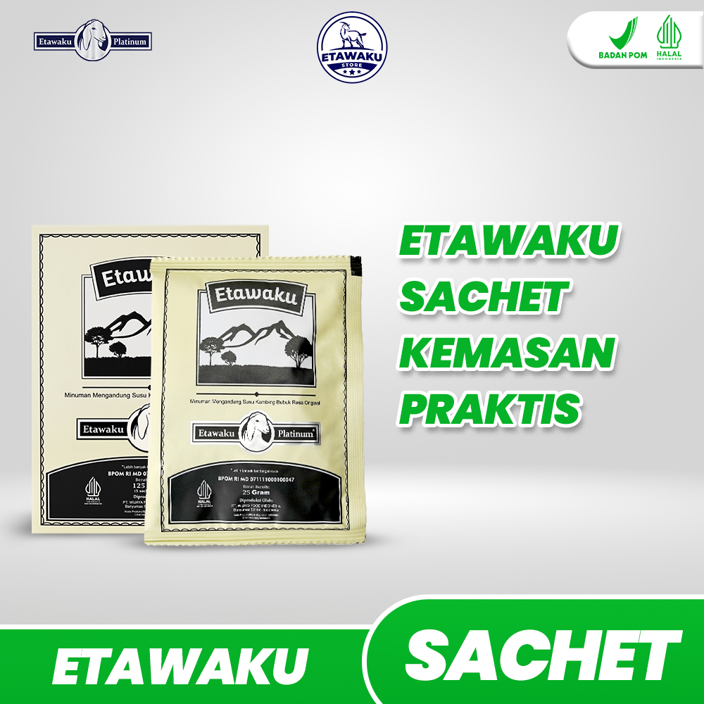 

Etawaku Sachet 2 box : Minuman mengandung susu kambing bubuk rasa original Herbilogy_