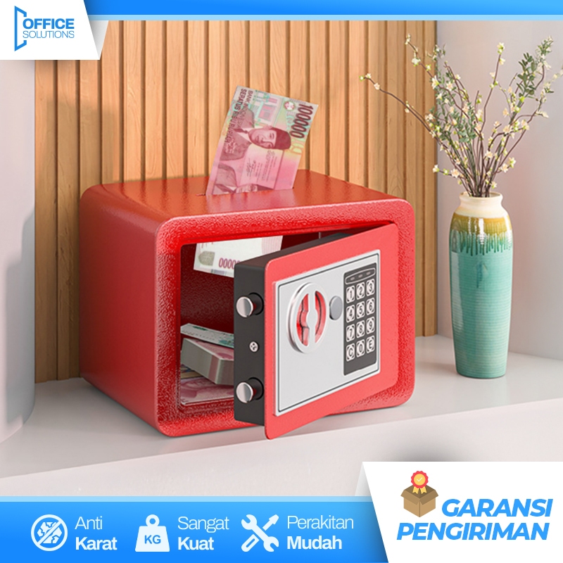 Brankas Mini Kunci Pin Brankas Mini Electric Brankas Uang Dan Emas Safety Deposit Box Manual Tbk