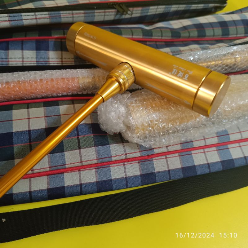 Stick gateball merk BJJ standard emas dan ungu dikirim dari Sleman