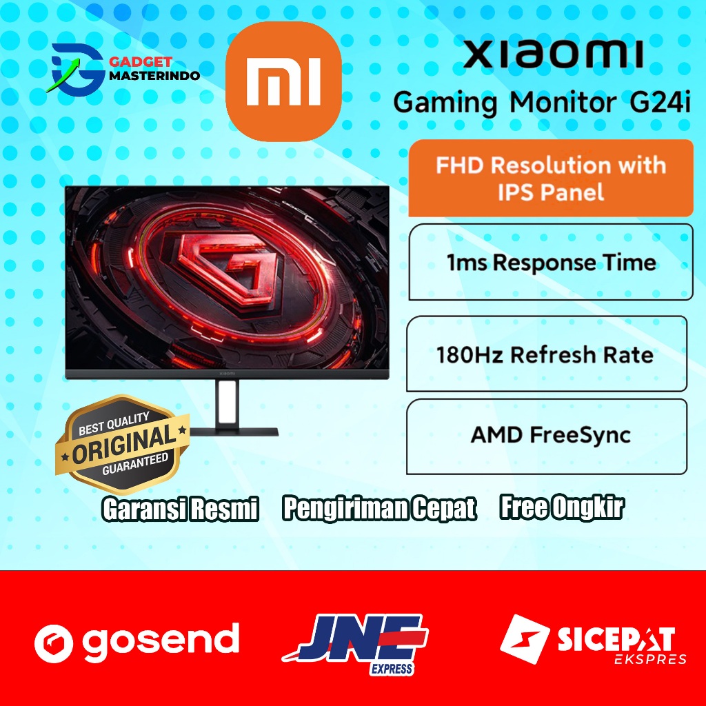 Xiaomi Gaming Monitor G24i Garansi Resmi