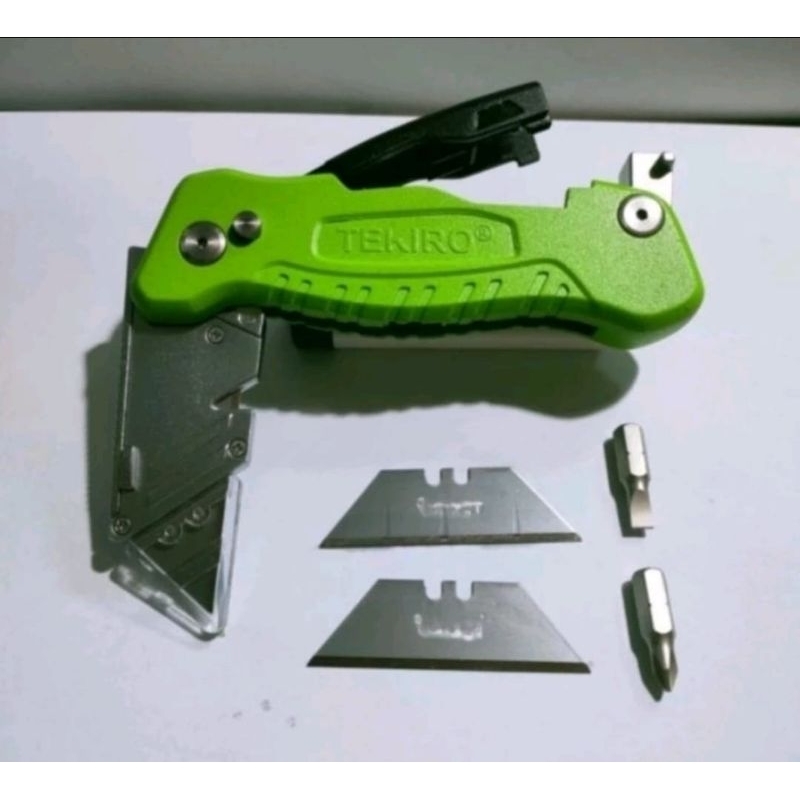 

folding utility knife tekiro / cutter multifungsi / pisau cutter lipat serba guna tekiro