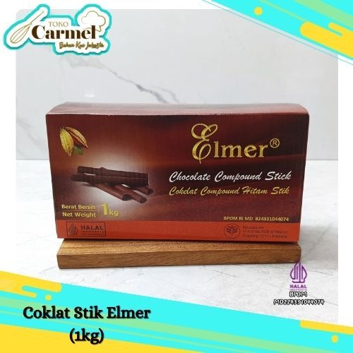 

Compound Coklat Stick 1kg Elmer - Coklat Tahan Bakar