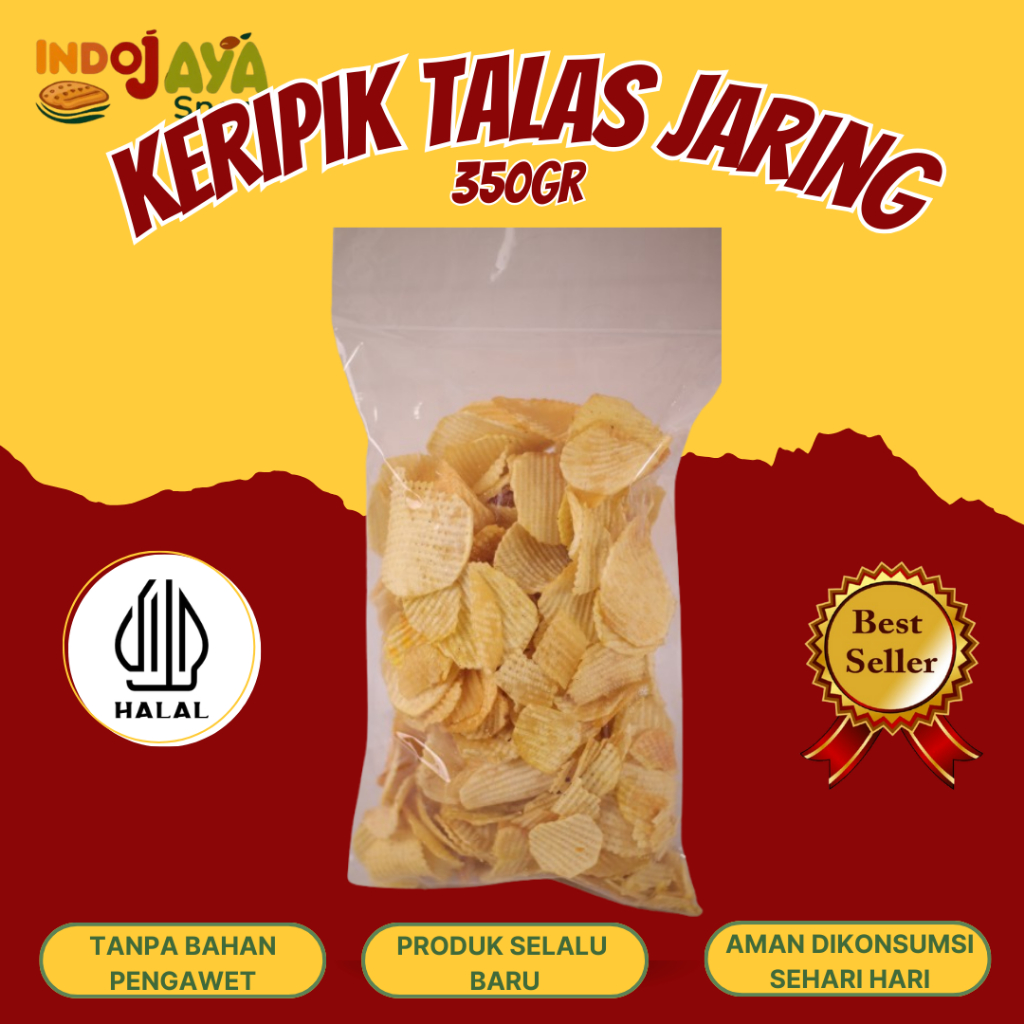 

Keripik Talas Jaring gurih renyah
