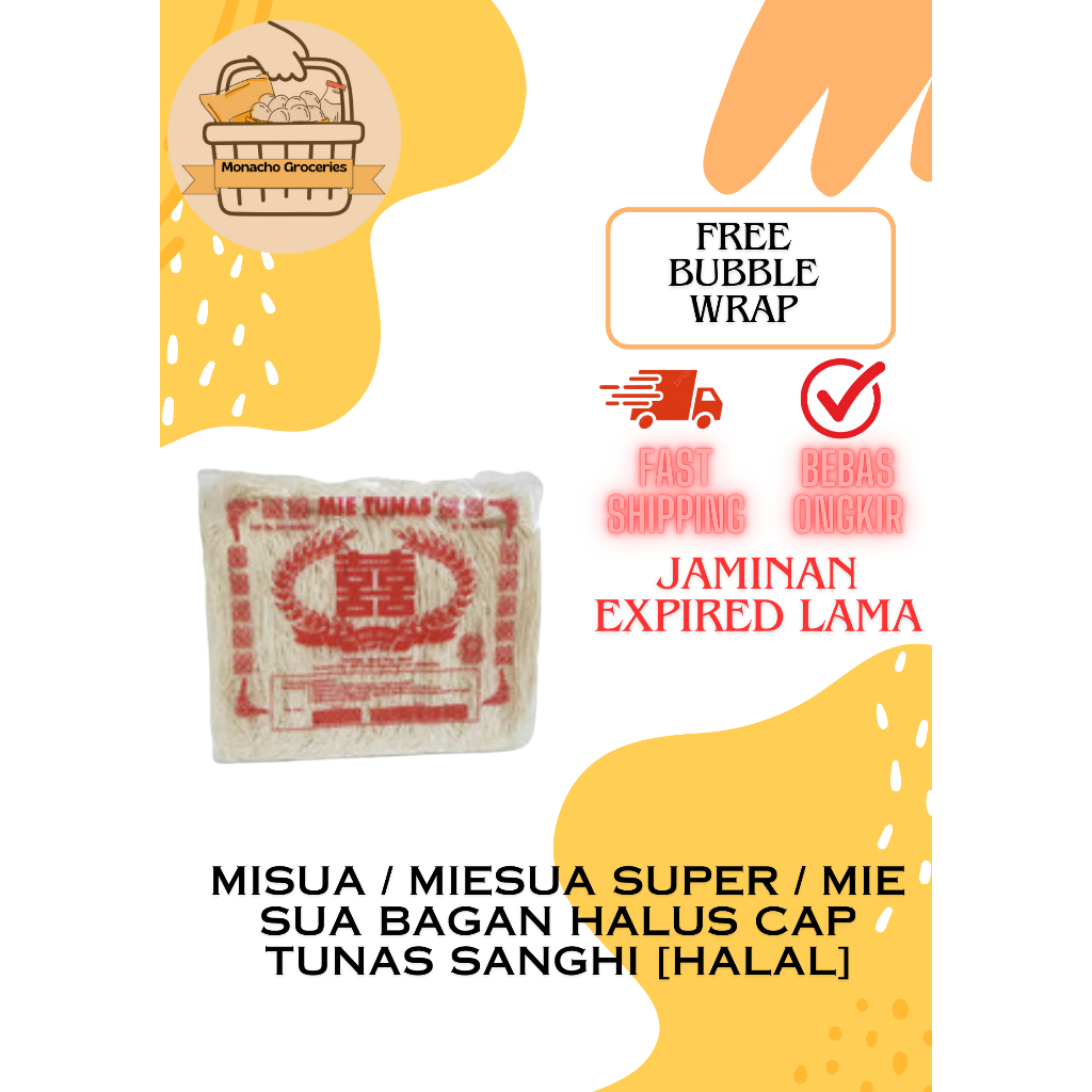 

Misua / Miesua Super / Mie Sua Bagan Halus Cap Tunas Sanghi [HALAL]