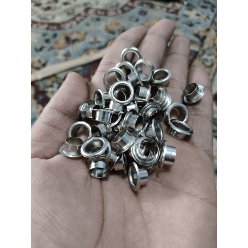 RING STAINLESS PIPA ROKOK ISI 10PCS UKURAN 8MM ANTI KARATAN
