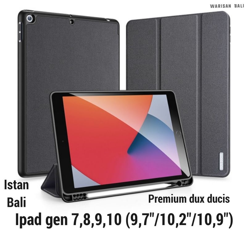 Case Ipad Premium Dux Ducis Ipad 8 9 10 11 A16 dan Terbaru Softcase Ipad Apple