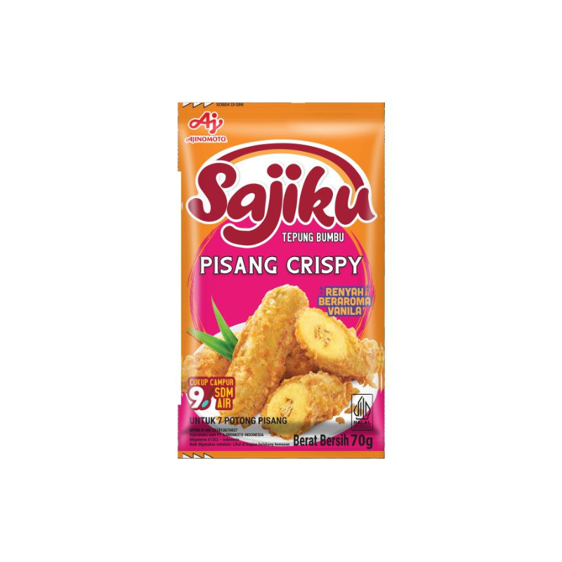 

GIFT MEMBERSHIP - Sajiku Tepung Bumbu Pisang Crispy Sachet 70g