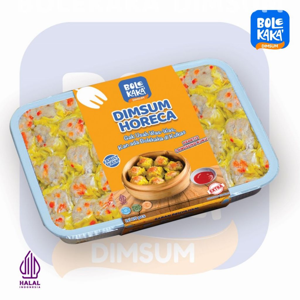 

Dimsum Horeca isi 20 pcs Bolekaka Dimsum