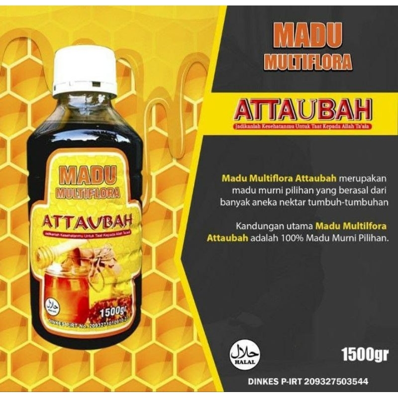 

madu multiflora attaubah 1500g