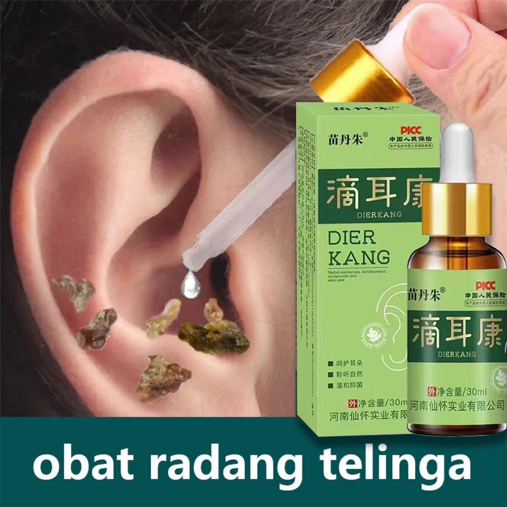 Obat Tetes telinga Obat telinga berdengung Obat telinga sakit 30ml Cairan Tetes Telinga Herbal / JIN