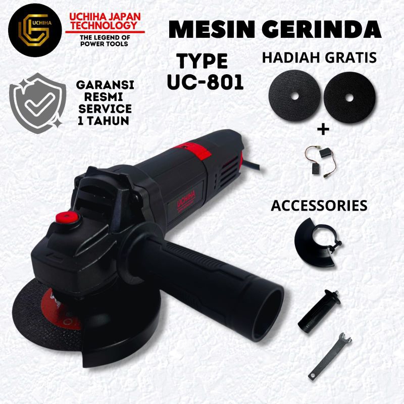 GERINDA UCHIHA UC 801 GERINDA GERINDA TANGAN MESIN GURINDA TANGAN GRINDA TANGAN MURAH