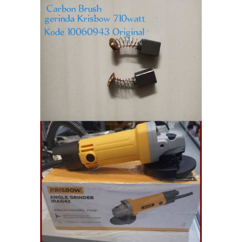 Part Carbon Brush Mesin Gerinda Krisbow 710watt Original