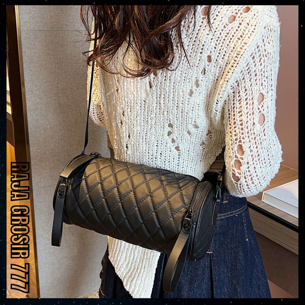 Tas Selempang Wanita Mini Tabung Sling bag Bulat Lucu TFW 05