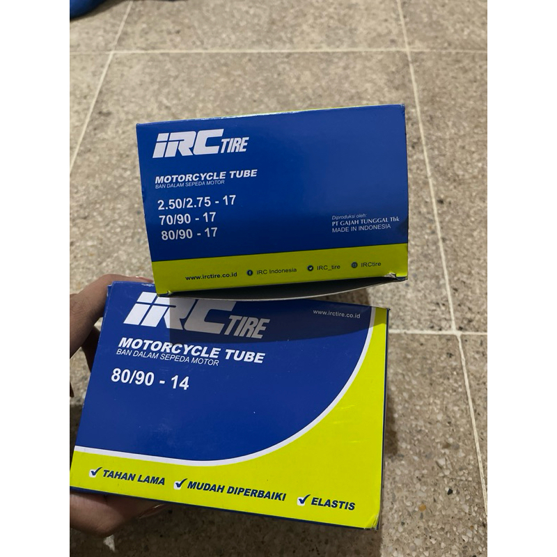 Ban dalam IRC - Semua tipe motor - Ban dalam sepeda motor