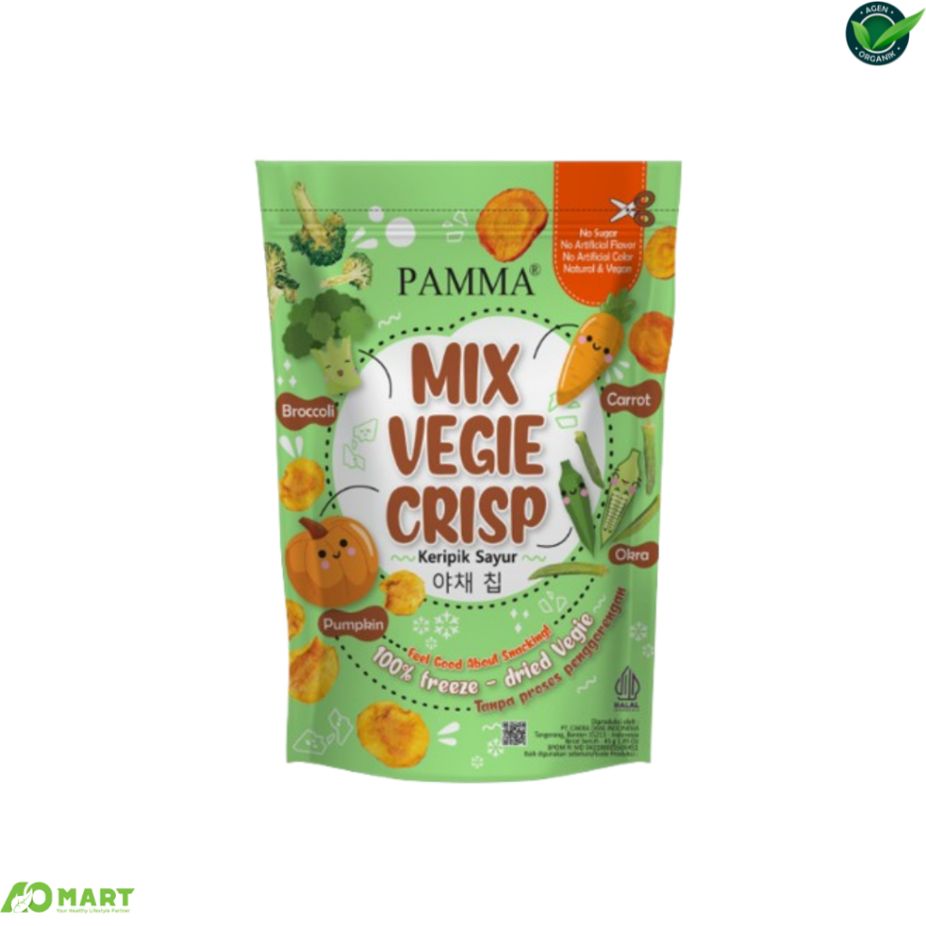 

PAMMA MIX VEGIE CRISP - KERIPIK SAYUR 45G