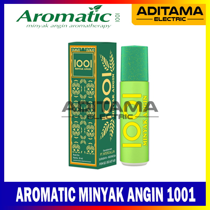 Minyak Angin 1001 Roll On 8ml/ Minyak Angin Aromatheraphy 1001