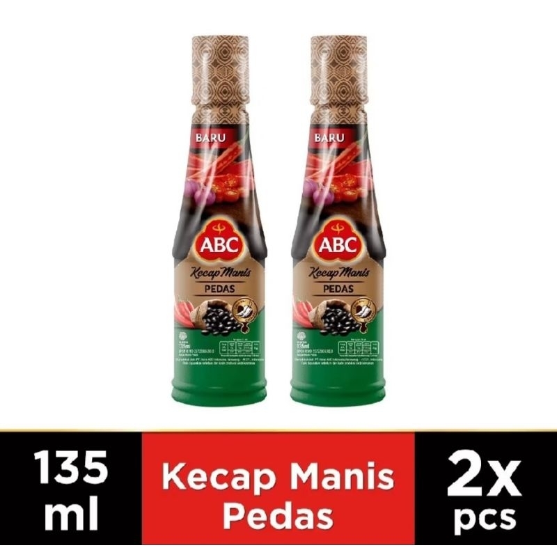 

ABC Kecap Manis Pedas 135ml x 2 pcs