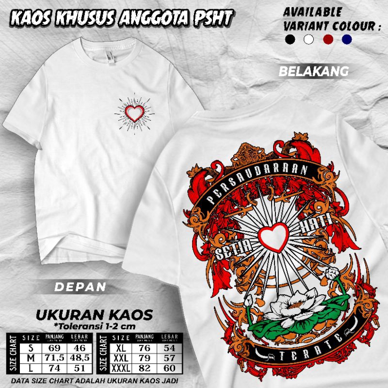 KAOS PSHT TERBARU KAOS PSHT NEW DESIGN WAYANG BAJU PSHT KEREN KEKINIAN ASLI KATUN COMBED KAOS DISTRO