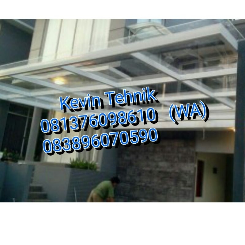 Kanopi Kaca, Canopy Kaca Tempred