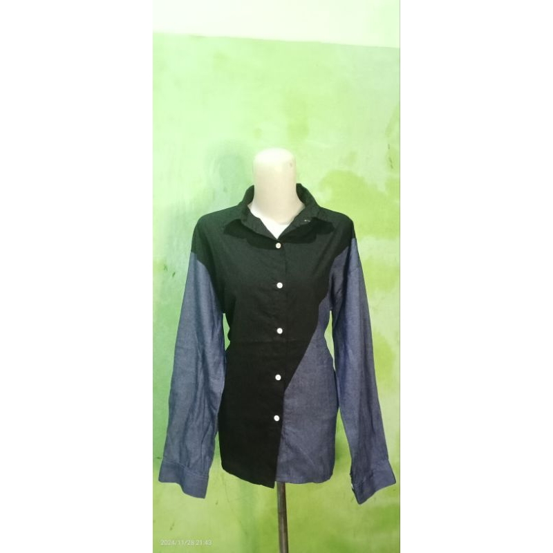 kemeja lengan panjang unik