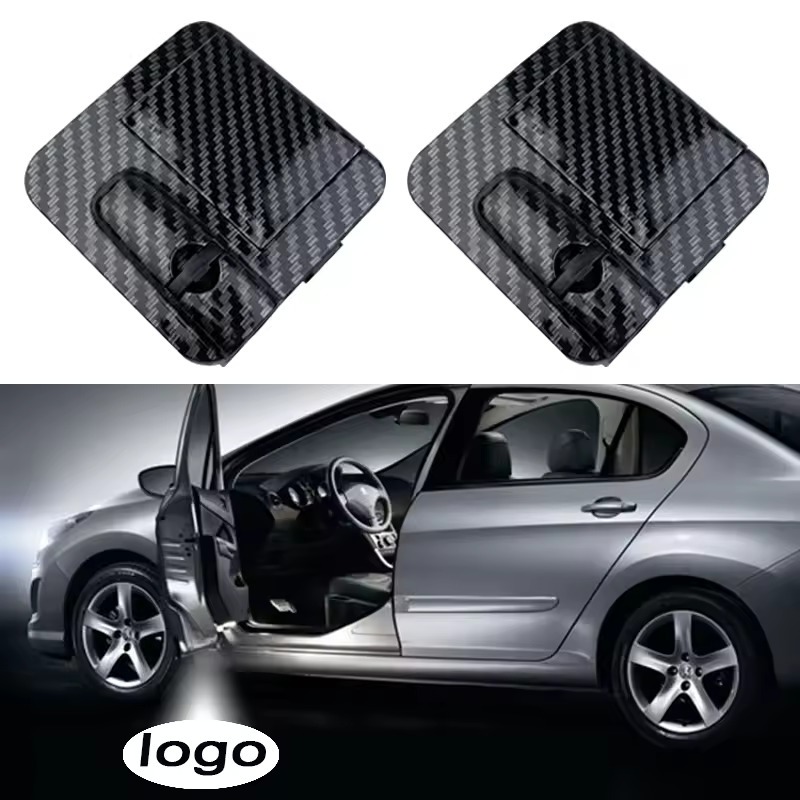 Lampu Led Sorot Logo Pintu Easy Install Pnp Avanza Innova Ertiga Mobil Universal Variasi Carbon