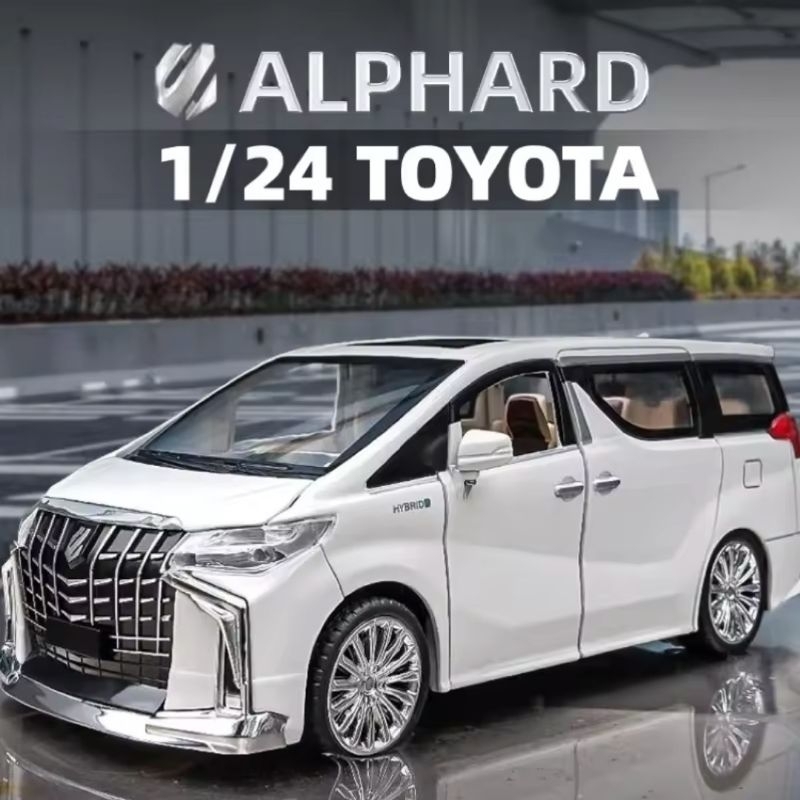 Mobil Diecast Miniatur Mainan Pajangan Toyota Alphard Vellfire Lexus Hitam