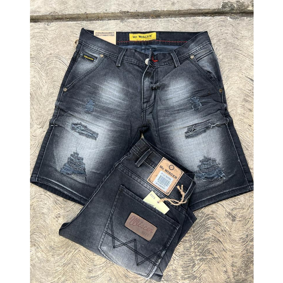 celana pendek sobek pria mc wiscer original