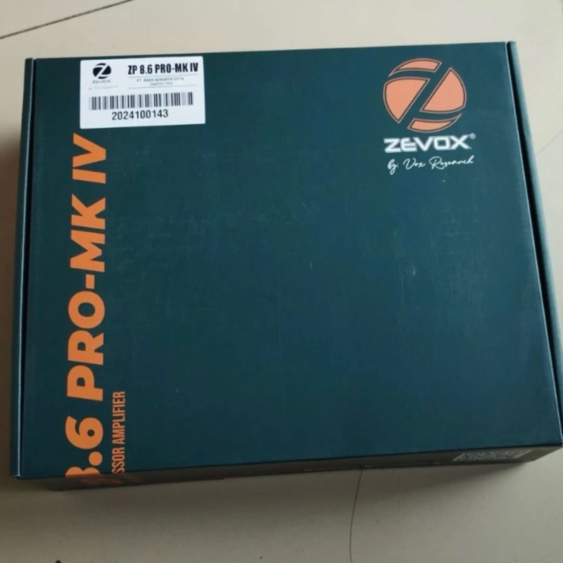 ZEVOX ZP 8.6 MK 4/DSP ZEVOX 8.6 PRO MK IV