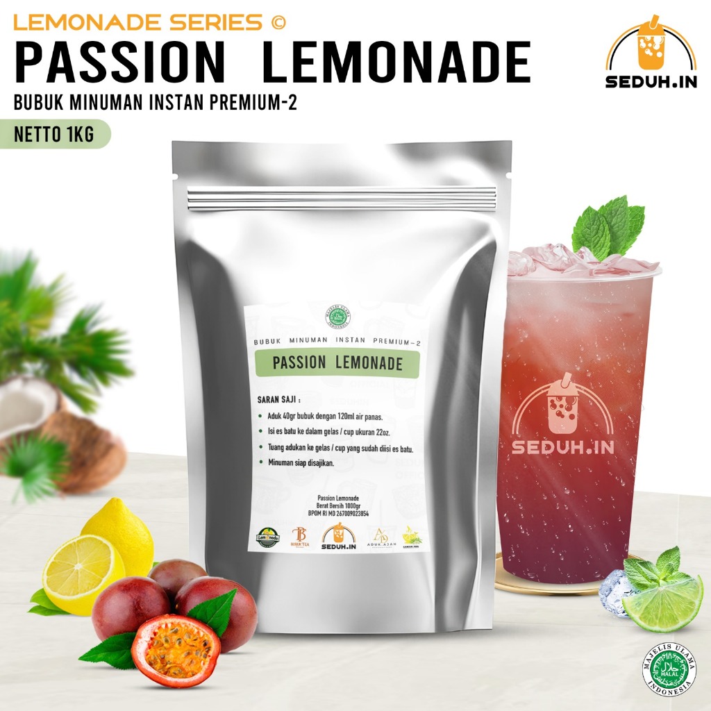 

Passion Lemonade 1kg / Bubuk Minuman Premium