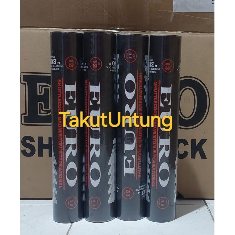 Shuttlecock EURO Hitam