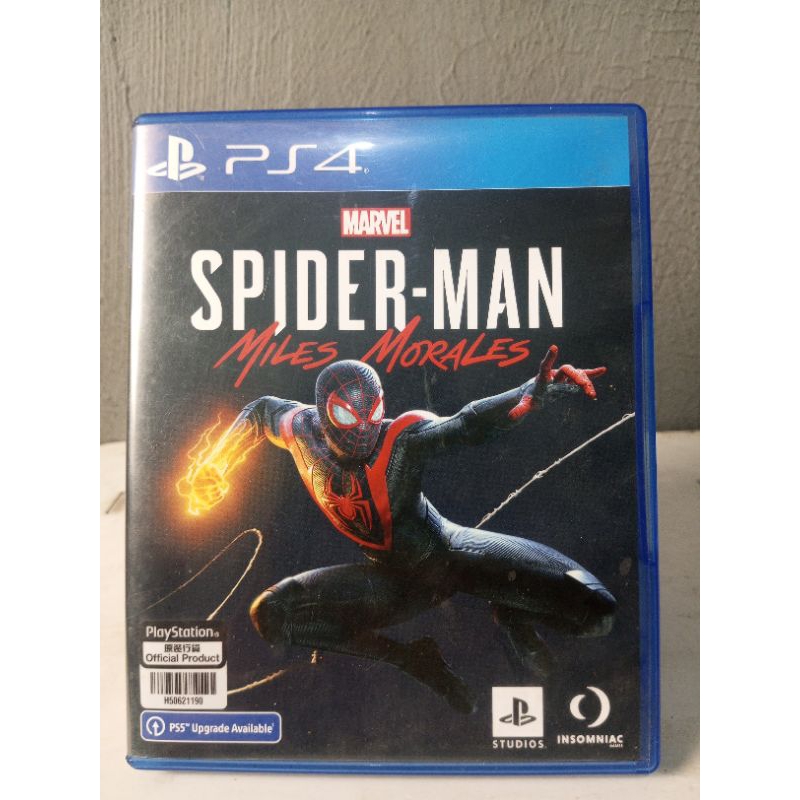 Kaset BD PS4 Spiderman Miles Morales - Second / Bekas