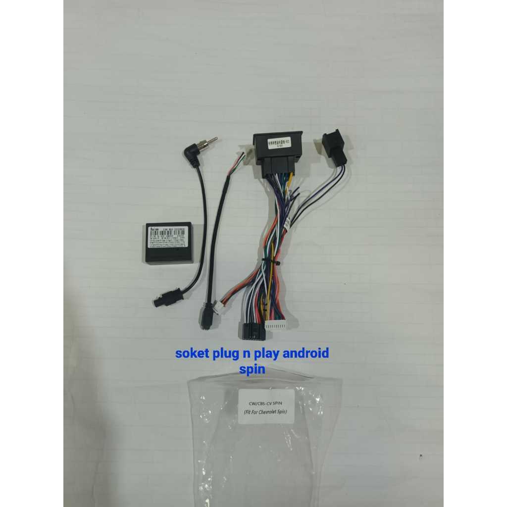 kabel pnp head unit chevrolet spin - soket pnp chevrolet spin