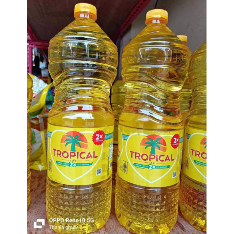 

Minyak Tropical botol 2L 1Dus isi 6 botol