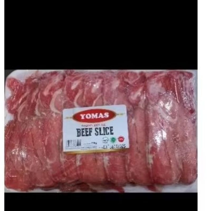 

yomas beef slice 500gram non lemak
