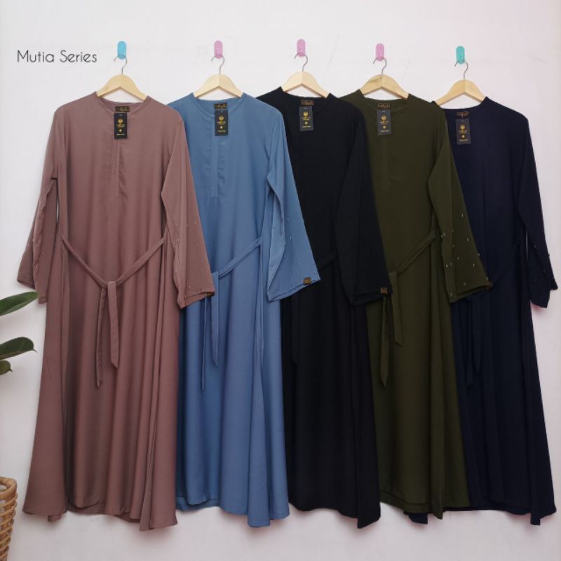 Abaya Mutia Series by Rizquna Gamis