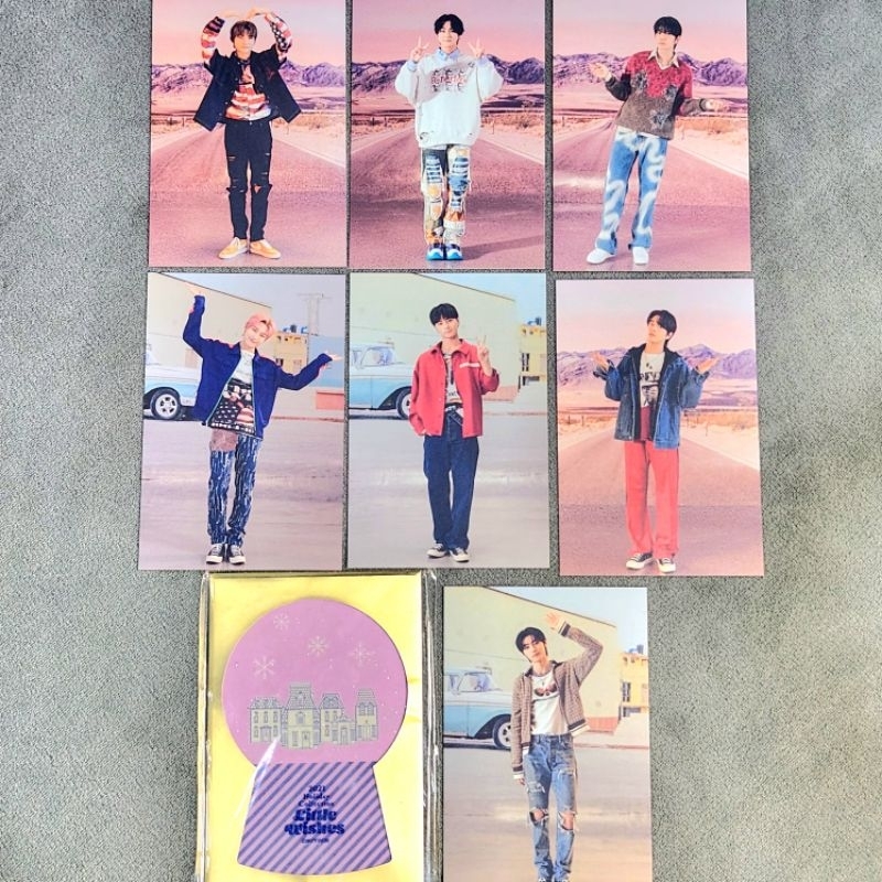 [SHARING] ENHYPEN Postcard - Official from Holiday Collection Little Wishes Postcard set 2021 Jungwo