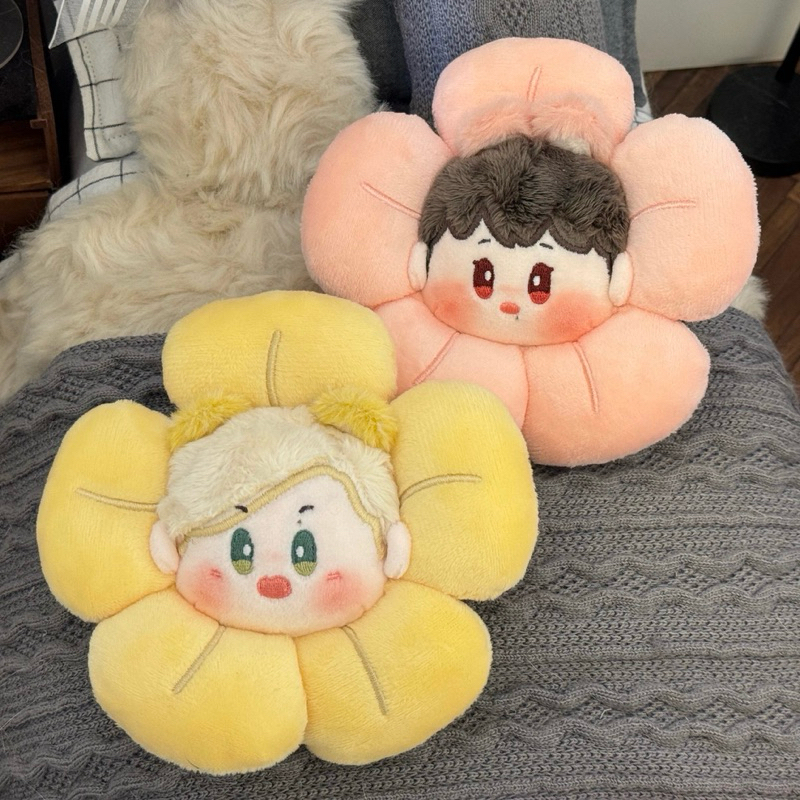 [READY] BJYX Flower Pendant Bag charm Keychain Plushie 15cm Doll by Zaobobo - Boneka Blonde Baby Wan