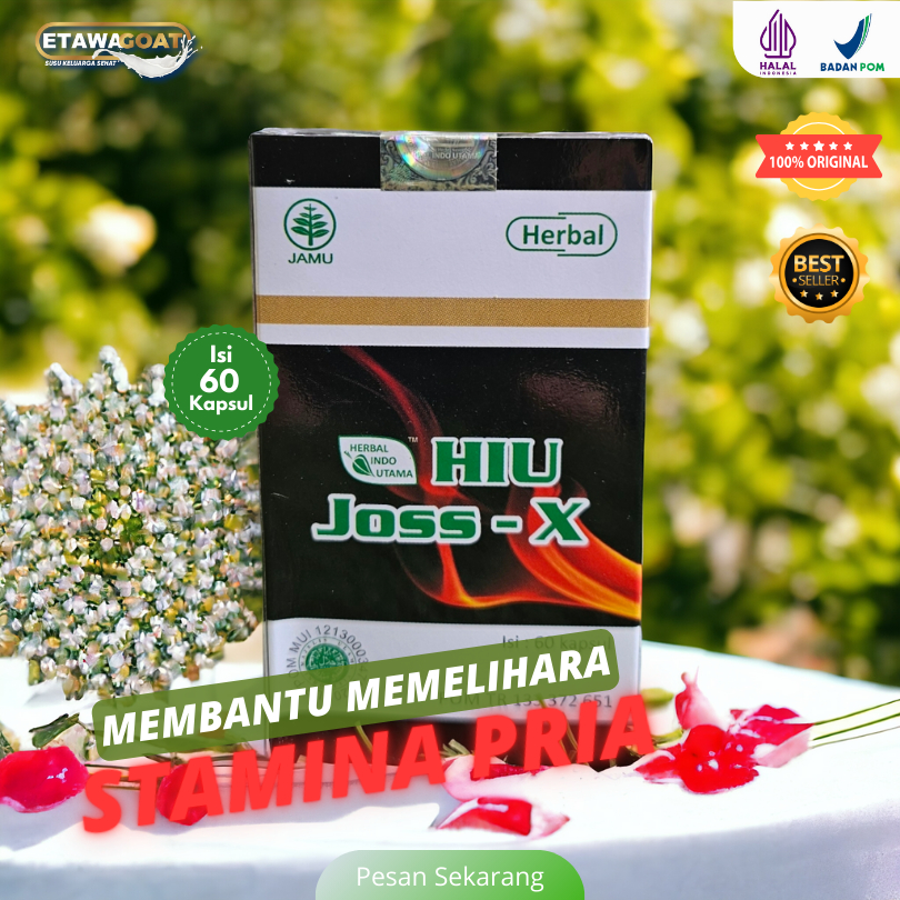 

Hiu Kapsul Joss X (60kapsul) Obat herbal menambah Stamina Pria