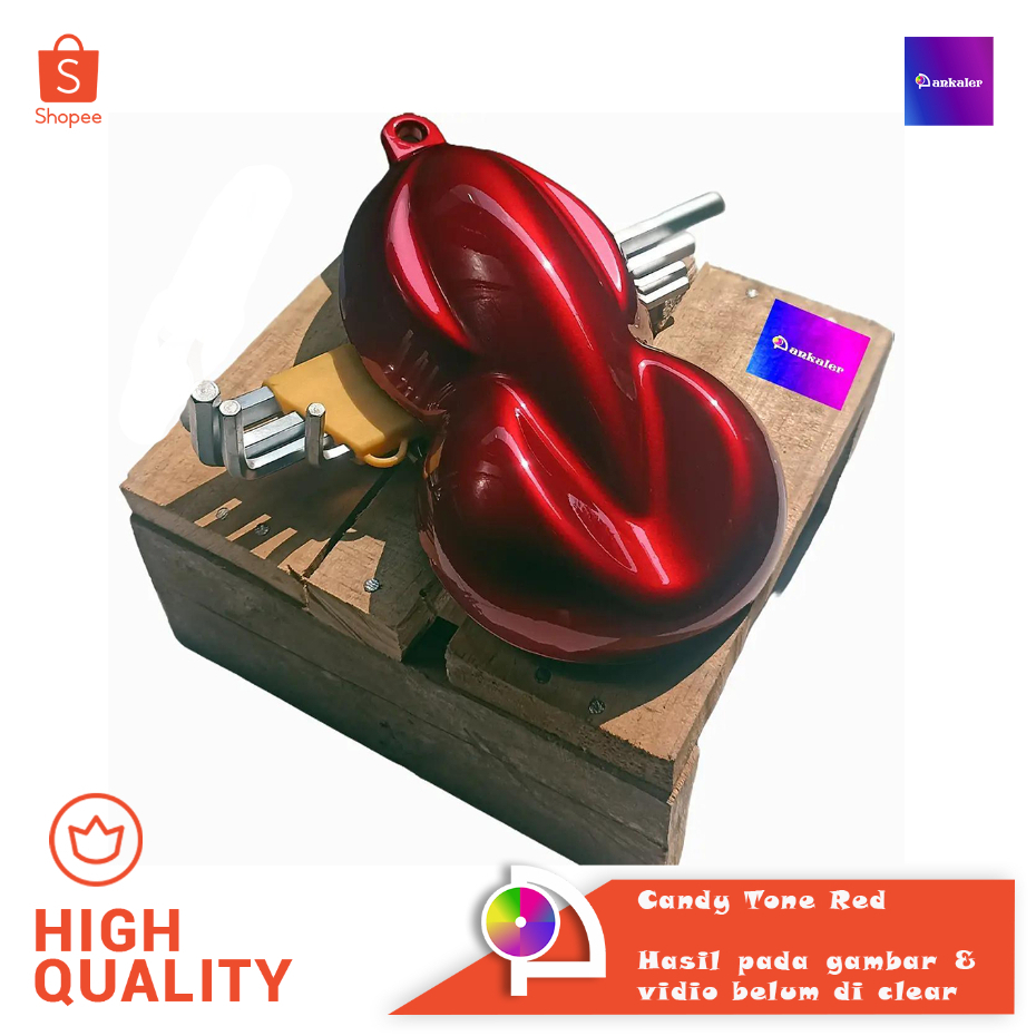 Pankaler Cat Candy tone Red Merah Motor Car Paint Color