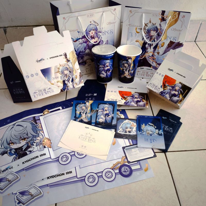 Printilan Merchandise Collab Honkai Star Rail (HSR) x Kyochon 1991 Fly Me To The Wings
