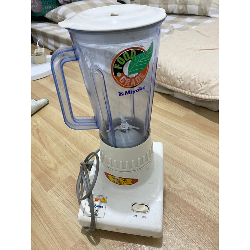 Preloved Blender Miyako Food Grade Putih Plastik